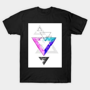 Geometry with watercolor triangle T-Shirt